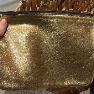 Marc Jacobs Shimmering Gold Cosmetic Bag